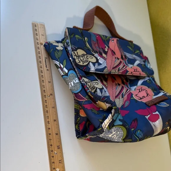 Sakroots Multicolor Bird and Floral Lunch tote - Picture 4 of 7
